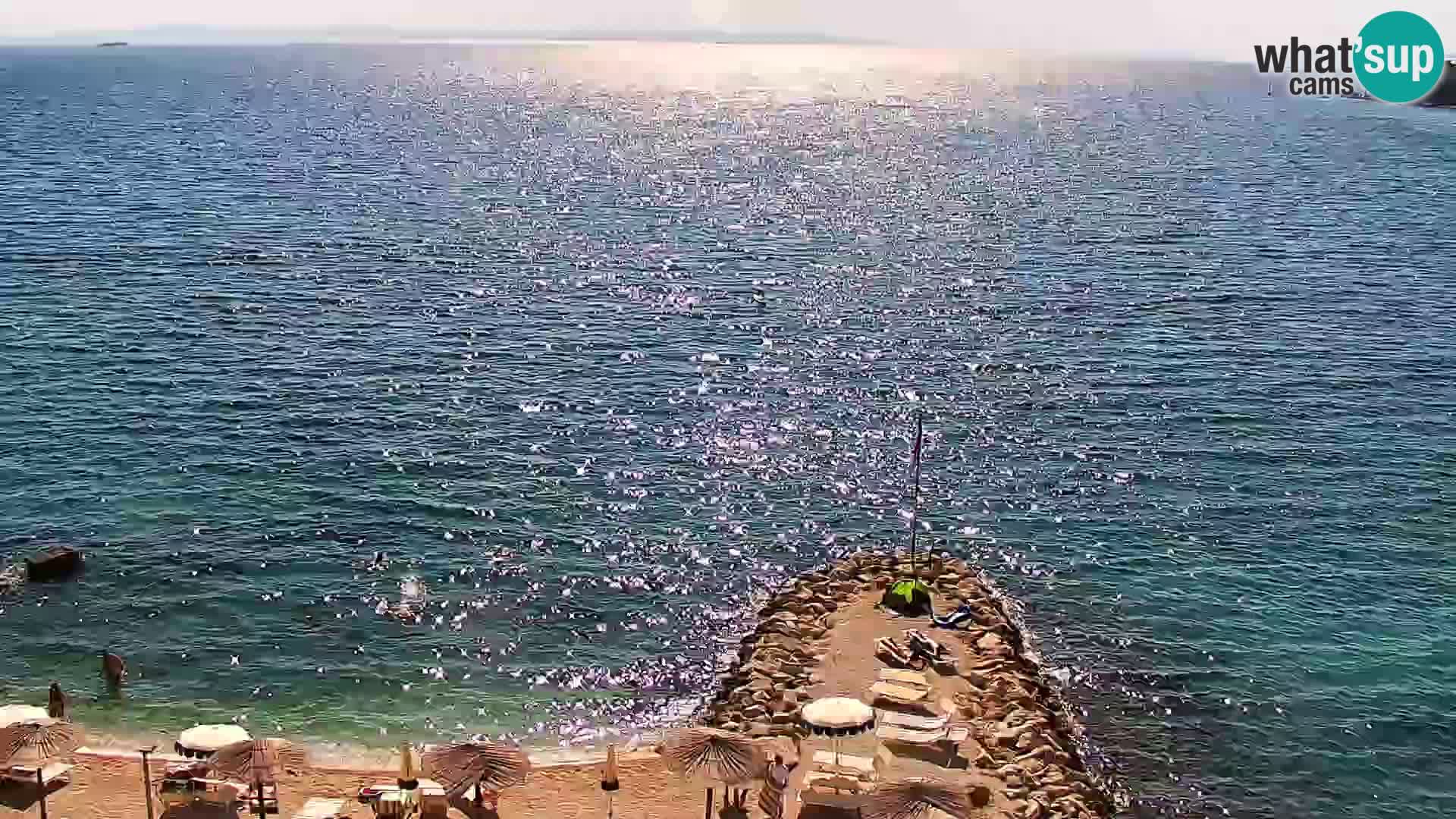 Webcam plage de Podstrana – Vue en direct depuis Hotel Split