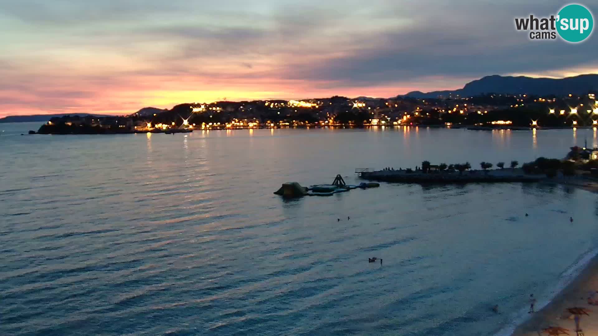 Webcam Playa de Podstrana – Vista en directo desde Hotel Split