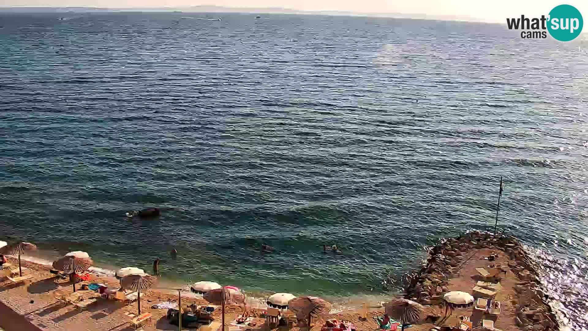 Web kamera Plaža Podstrana – Pogled uživo