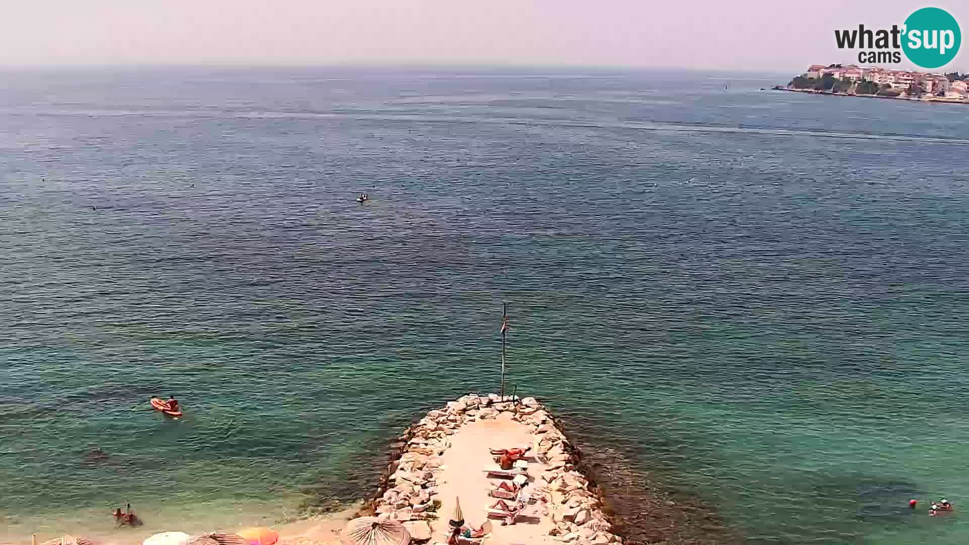 Webcam plage de Podstrana – Vue en direct depuis Hotel Split