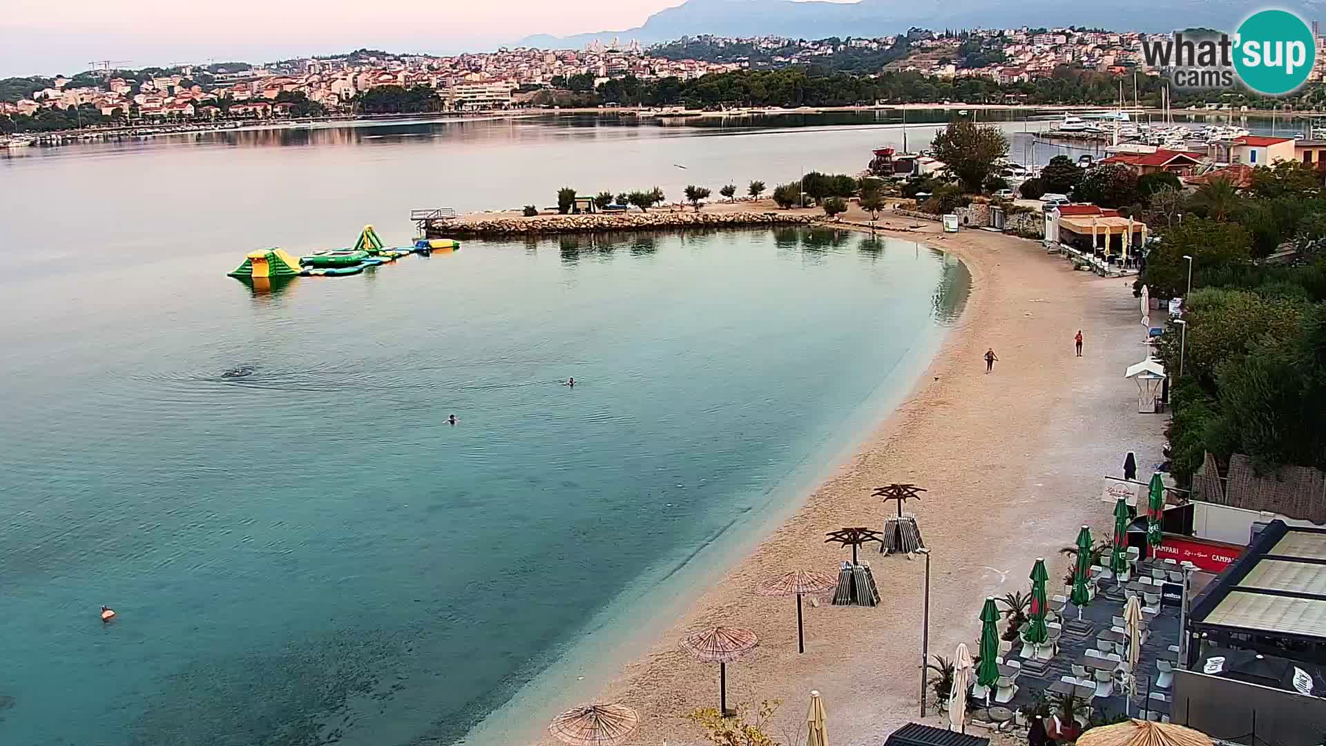 Webcam plage de Podstrana – Vue en direct depuis Hotel Split