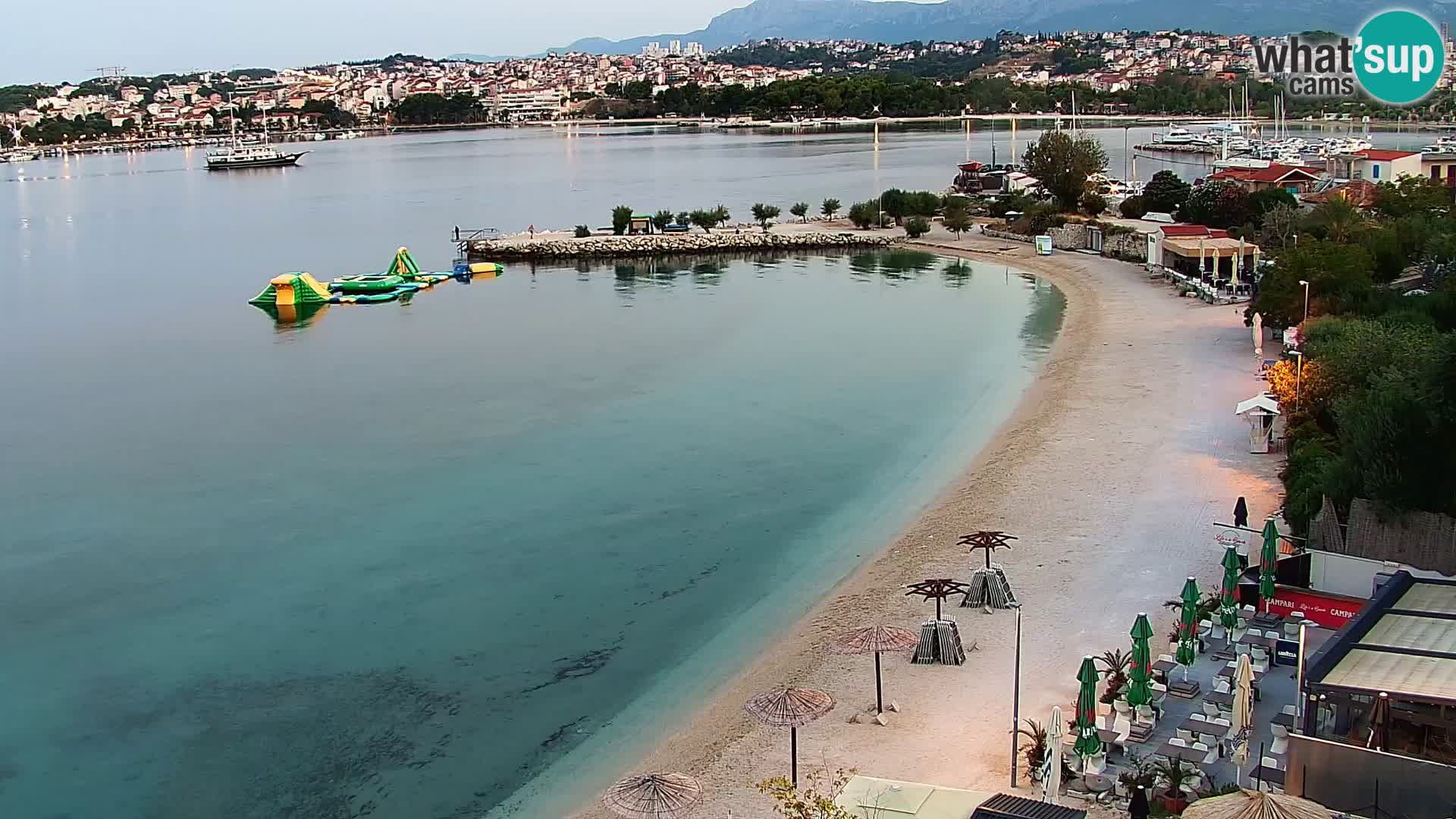 Web kamera Plaža Podstrana – Pogled uživo