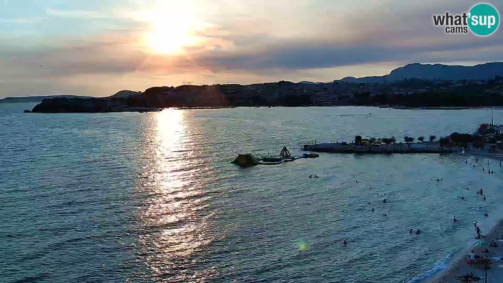 Spletna kamera Plaža Podstrana – Pogled v živo