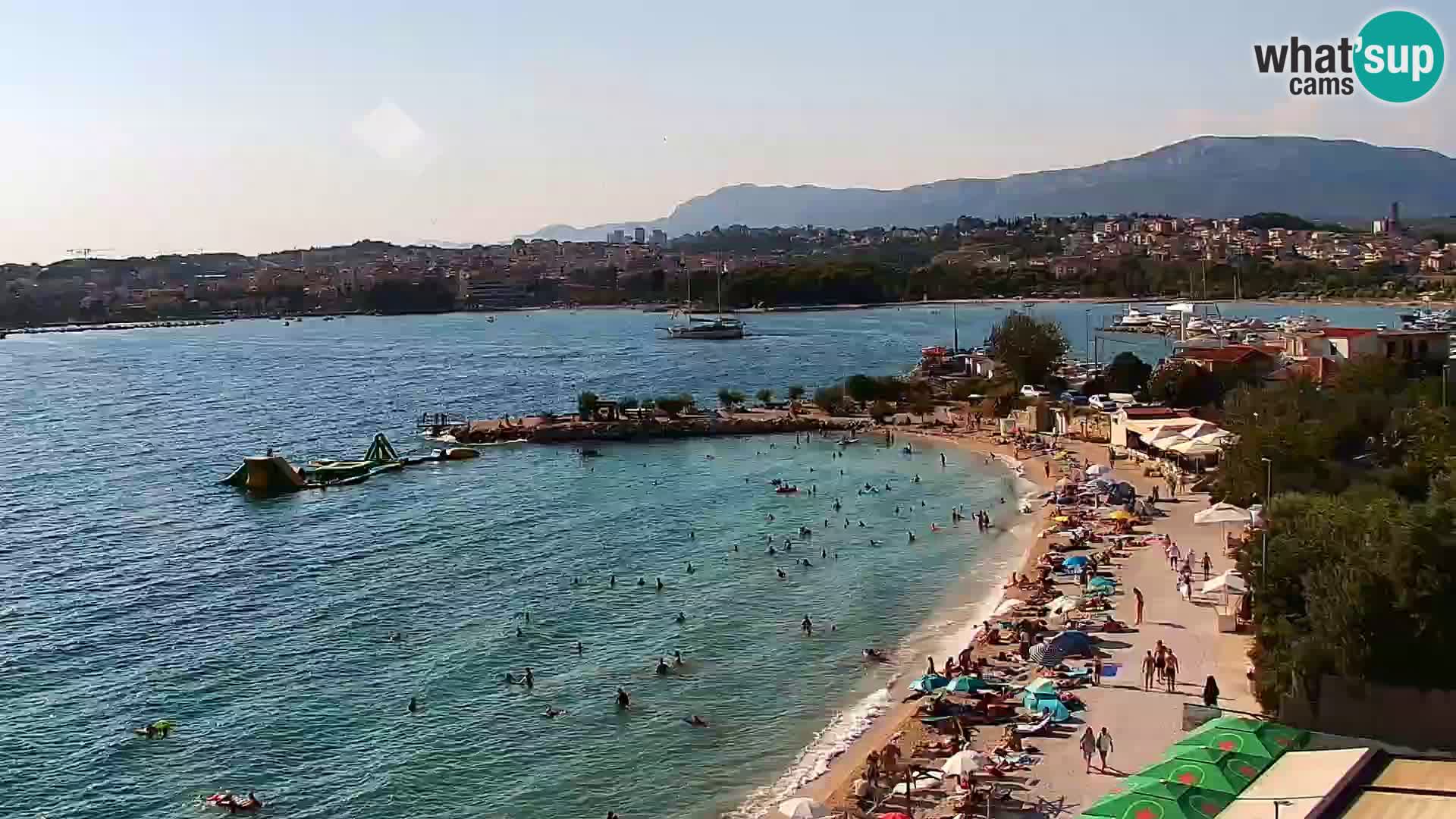 Webcam plage de Podstrana – Vue en direct depuis Hotel Split