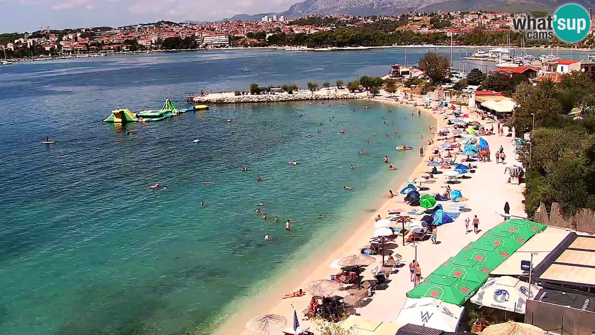 Web kamera Plaža Podstrana – Pogled uživo