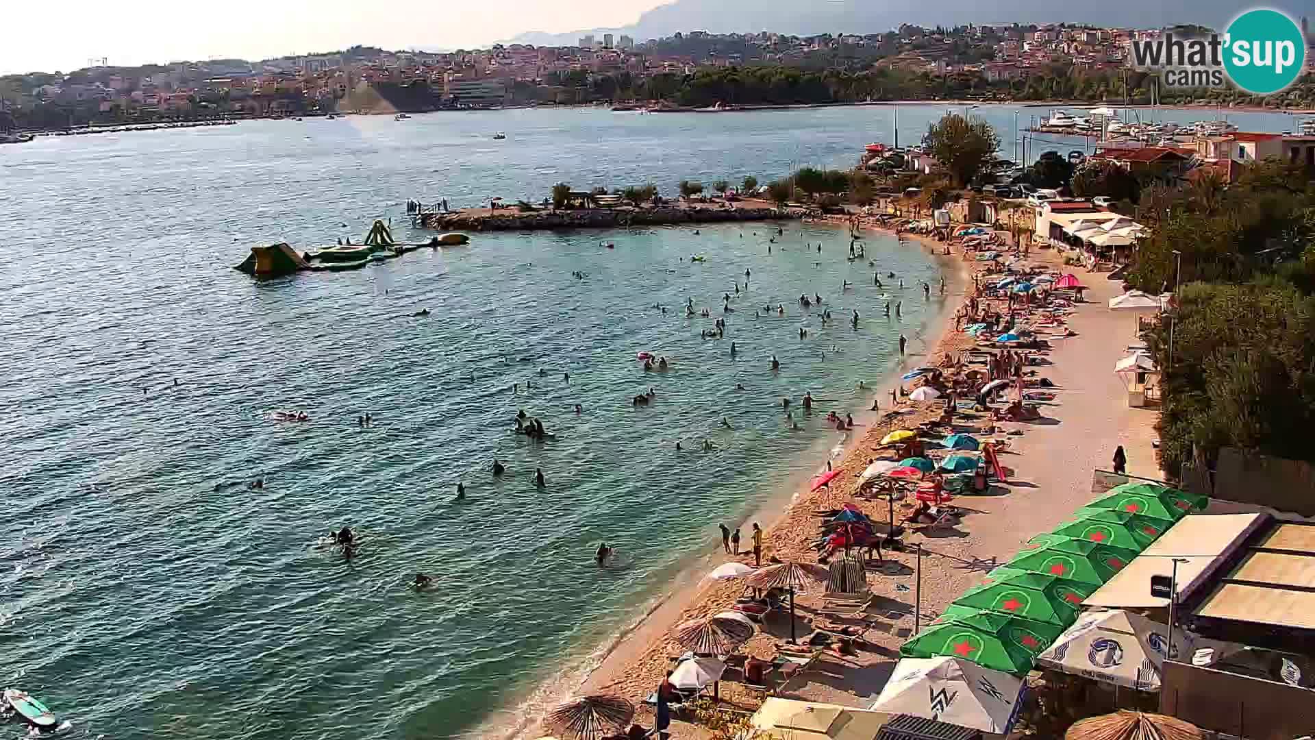 Webcam plage de Podstrana – Vue en direct depuis Hotel Split