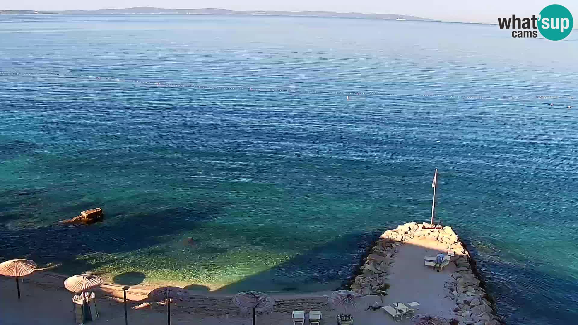 Webcam plage de Podstrana – Vue en direct depuis Hotel Split