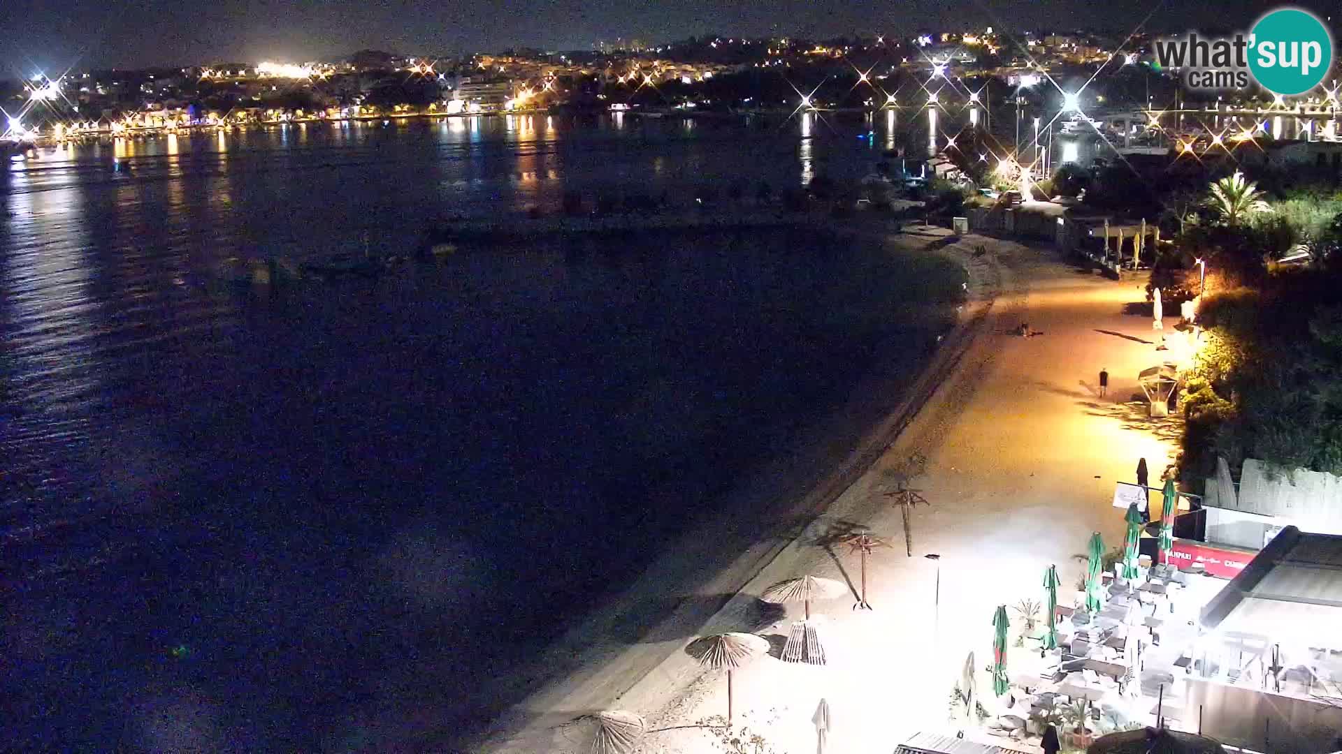 Spletna kamera Plaža Podstrana – Pogled v živo
