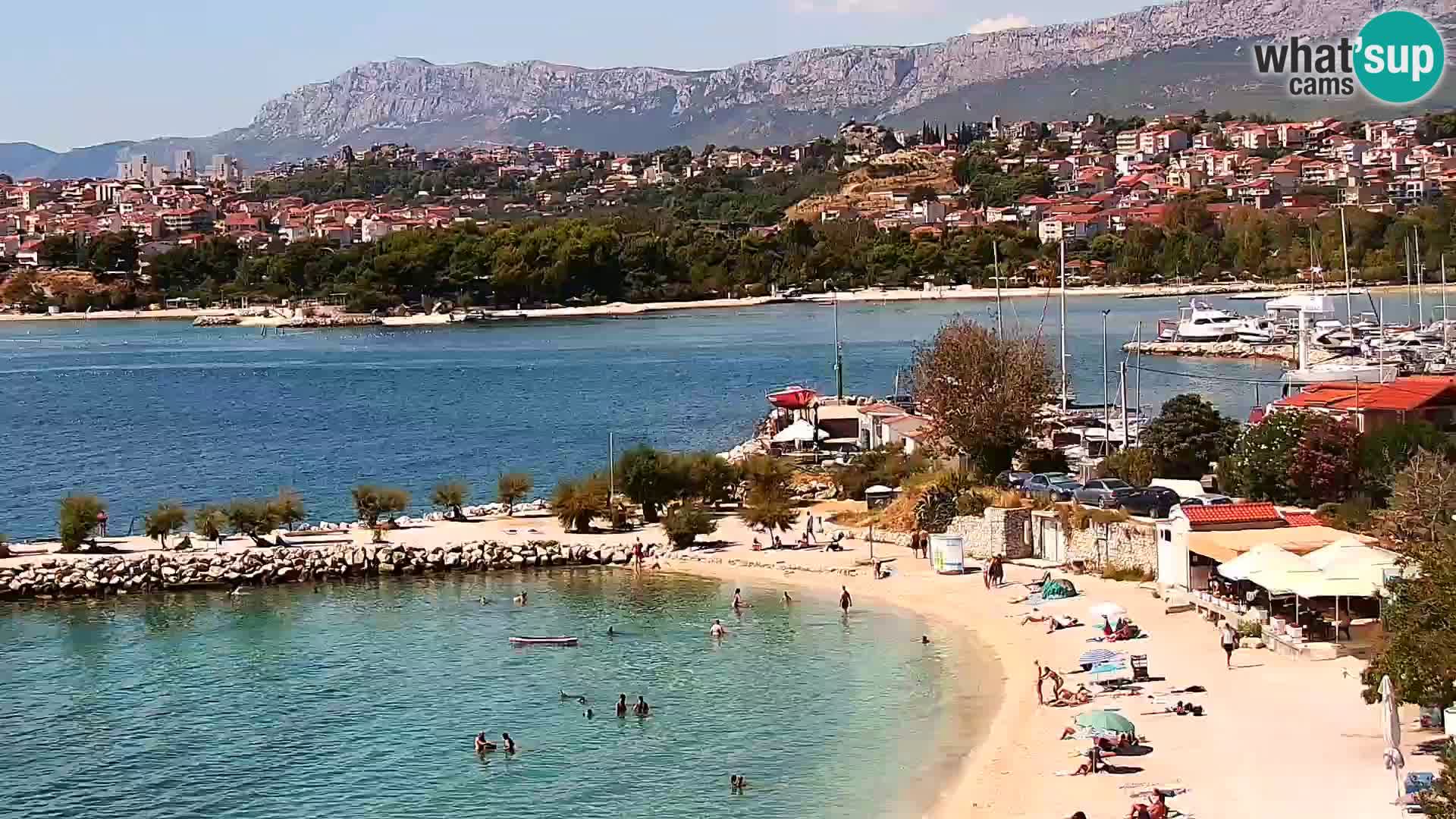 Web kamera Plaža Podstrana – Pogled uživo