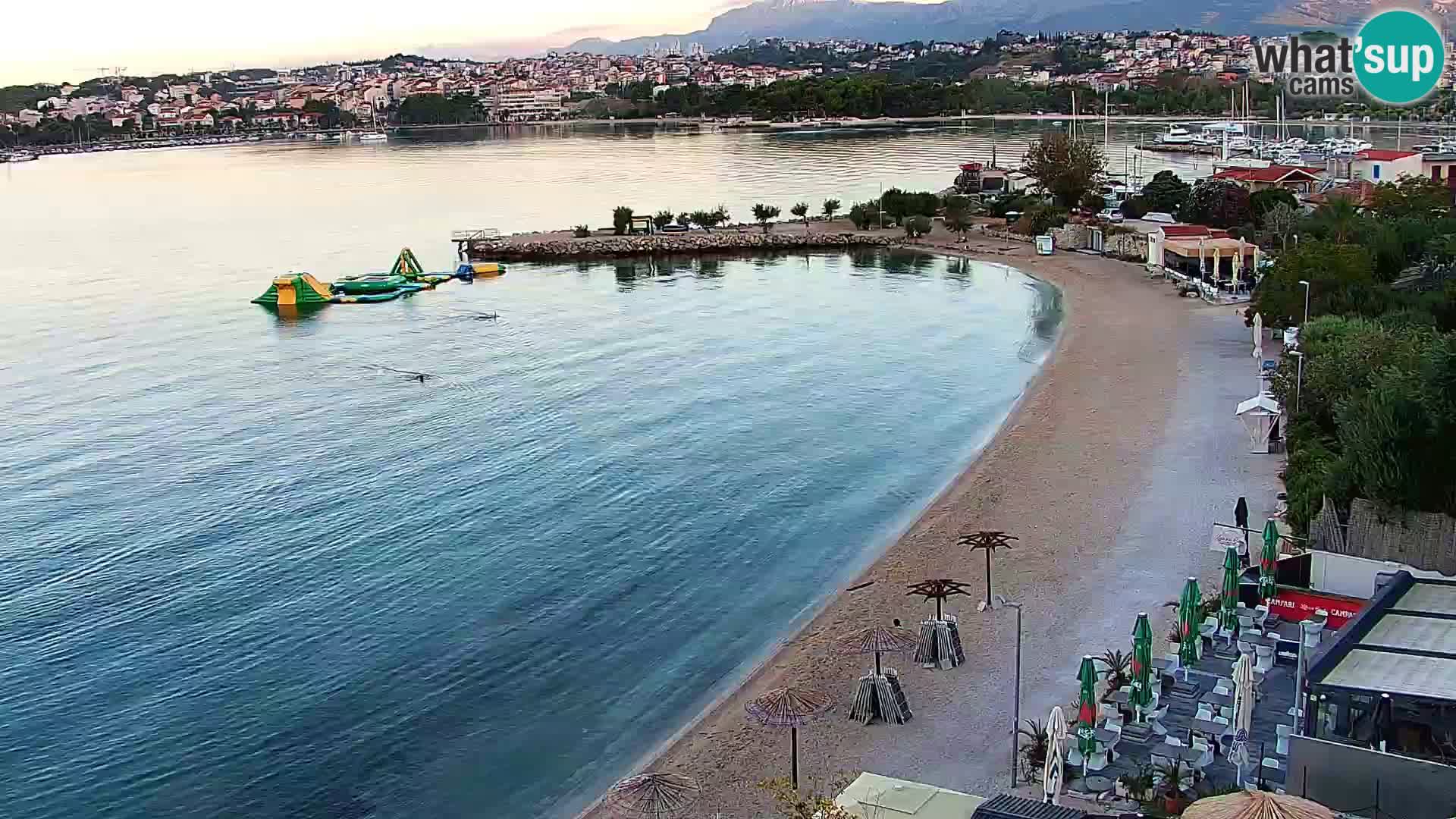 Webcam plage de Podstrana – Vue en direct depuis Hotel Split