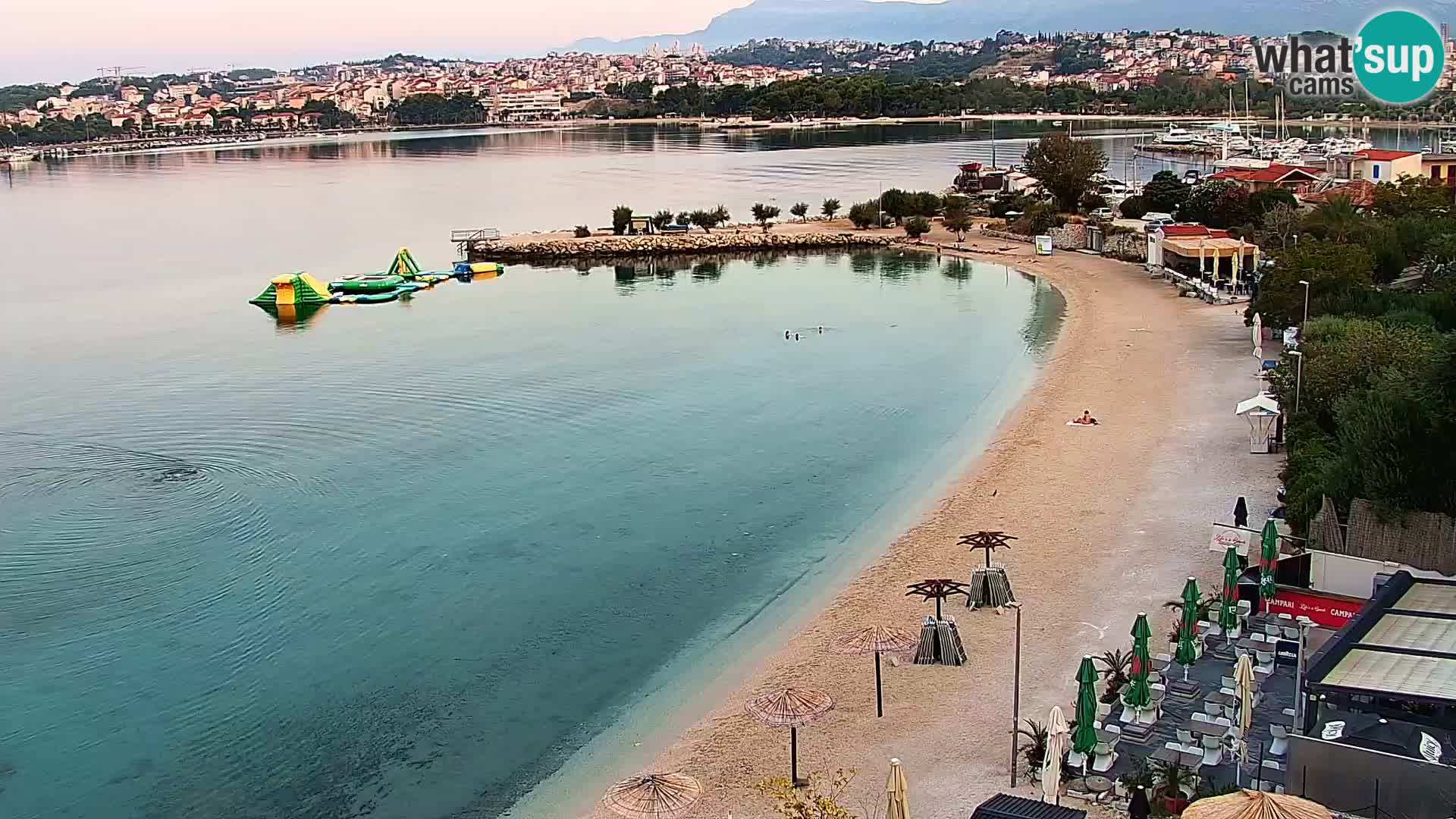 Web kamera Plaža Podstrana – Pogled uživo