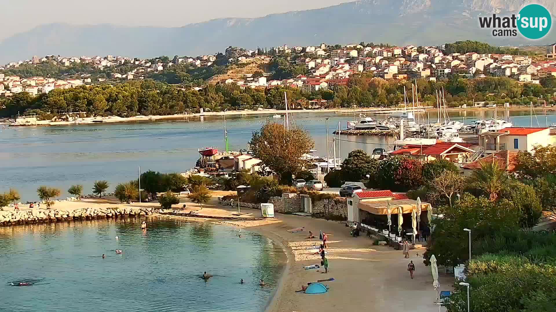 Webcam plage de Podstrana – Vue en direct depuis Hotel Split