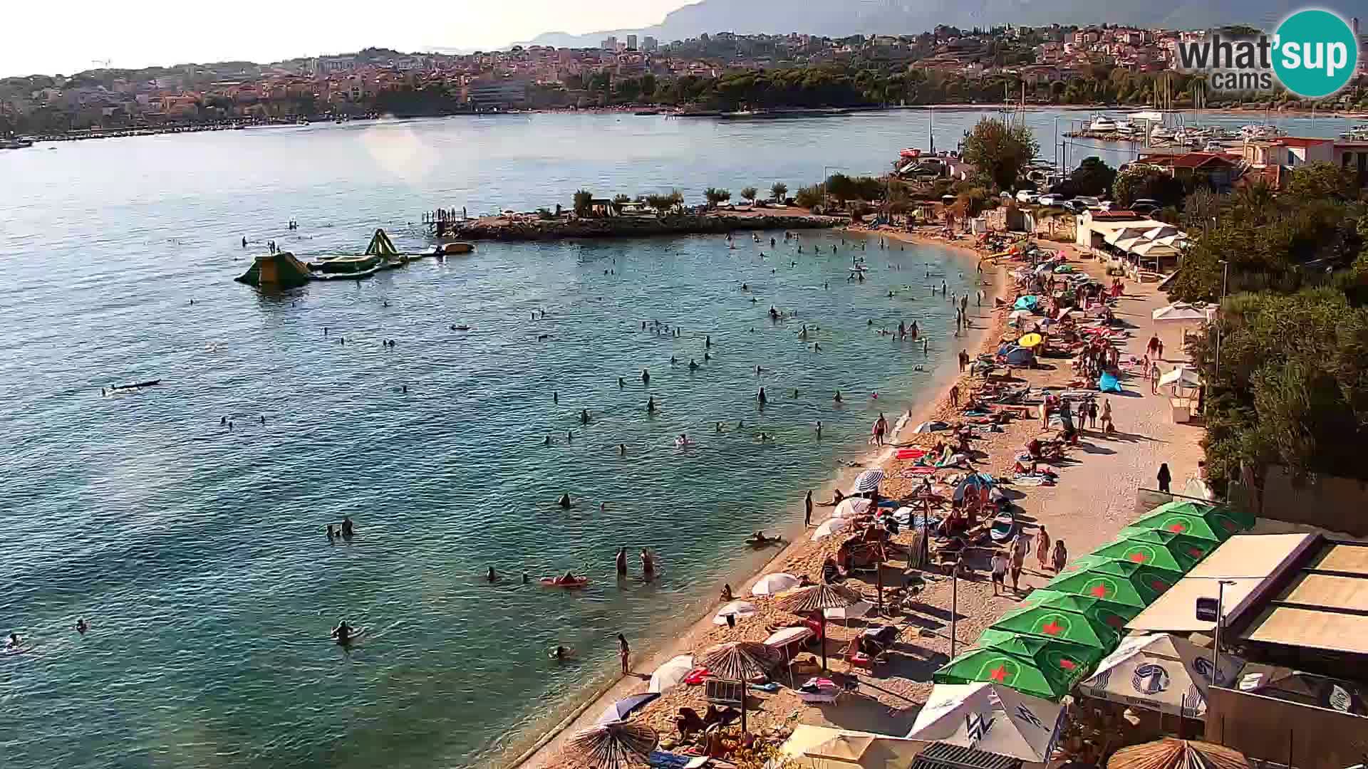 Webcam plage de Podstrana – Vue en direct depuis Hotel Split