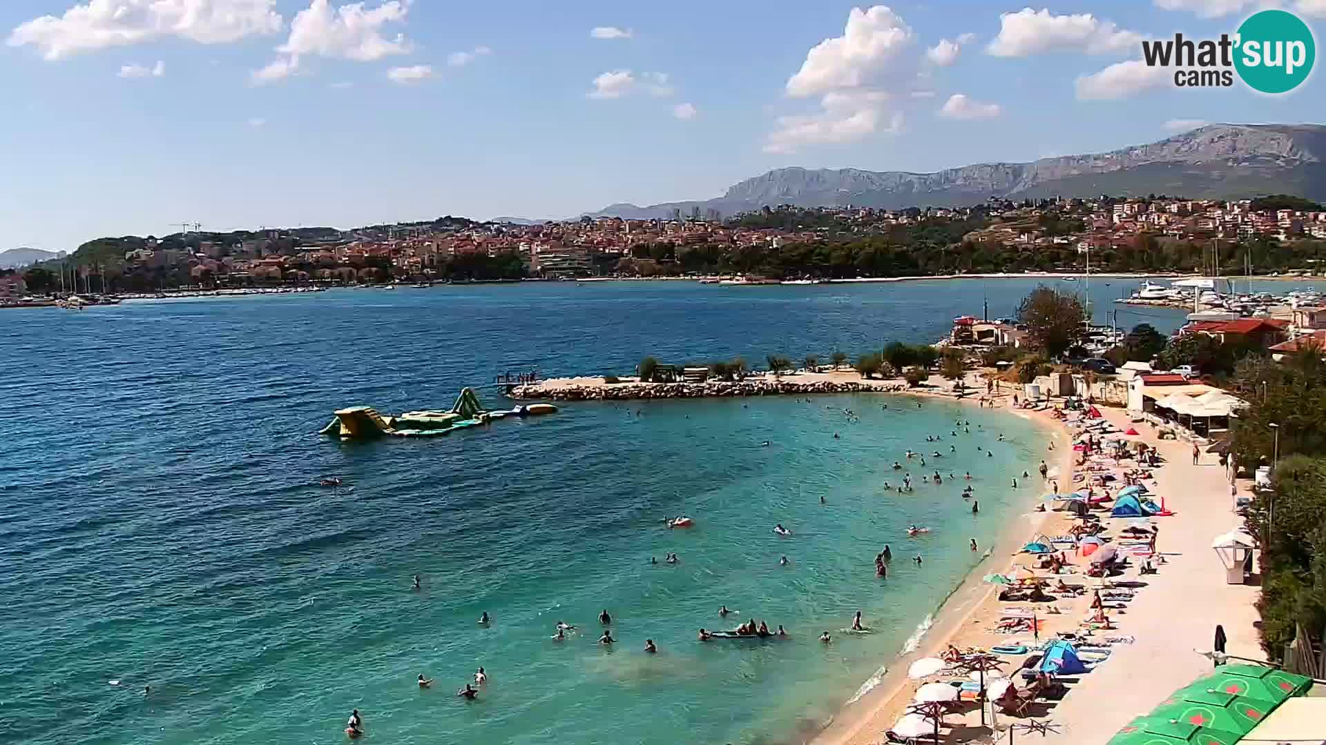 Webcam plage de Podstrana – Vue en direct depuis Hotel Split