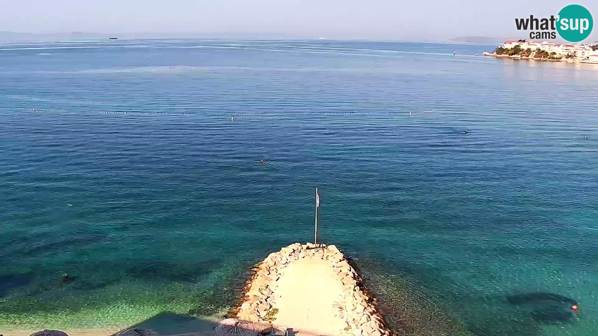 Podstrana Strand Webcam – Liveblick vom Hotel Split