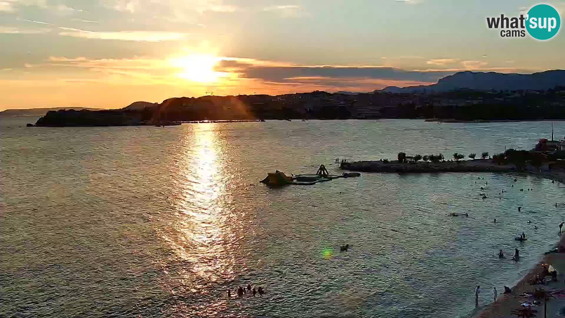 Webcam Playa de Podstrana – Vista en directo desde Hotel Split