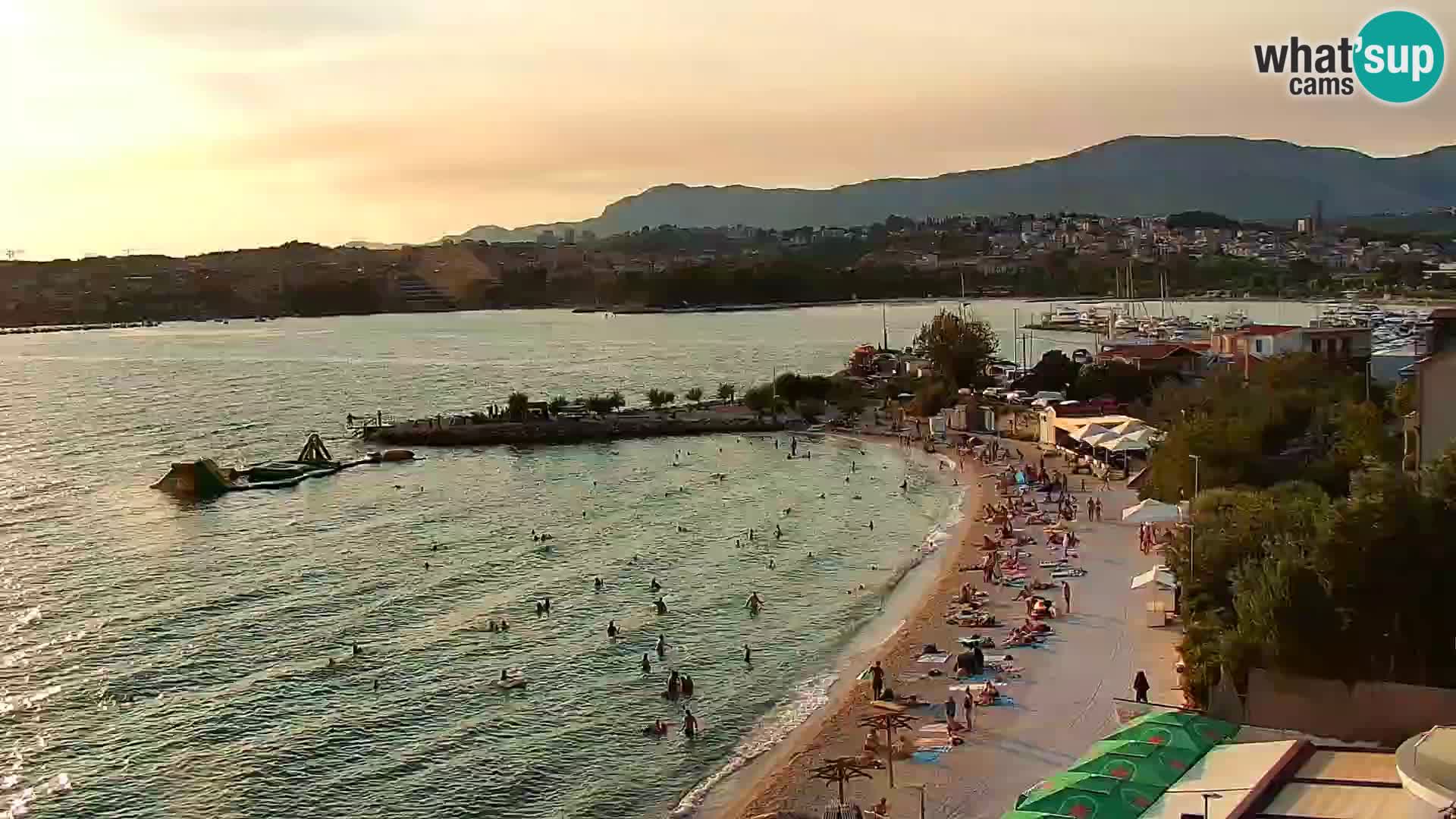 Web kamera Plaža Podstrana – Pogled uživo