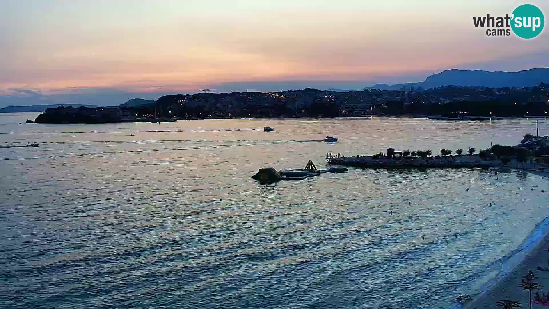 Web kamera Plaža Podstrana – Pogled uživo