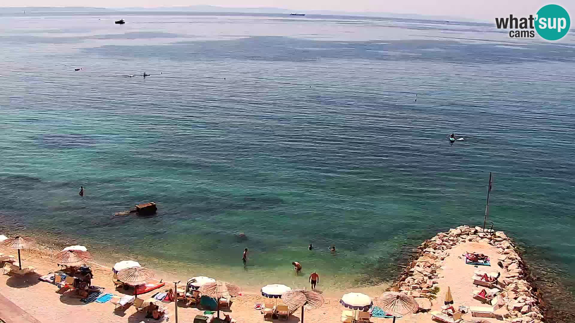 Spletna kamera Plaža Podstrana – Pogled v živo