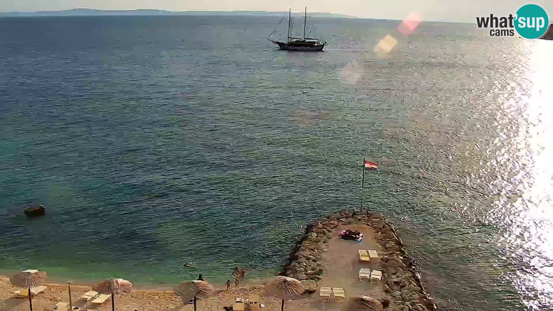 Podstrana Strand Webcam – Liveblick vom Hotel Split