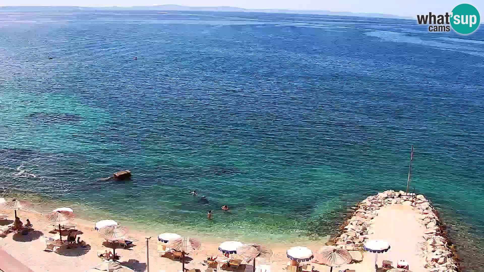 Podstrana Strand Webcam – Liveblick vom Hotel Split