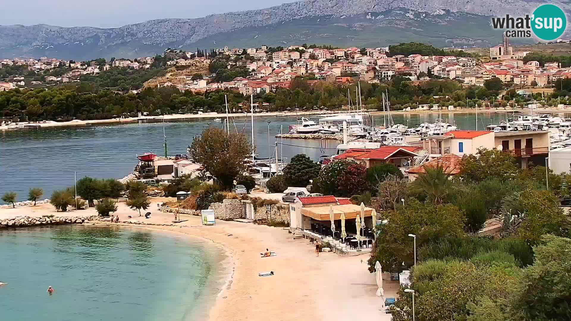Webcam plage de Podstrana – Vue en direct depuis Hotel Split