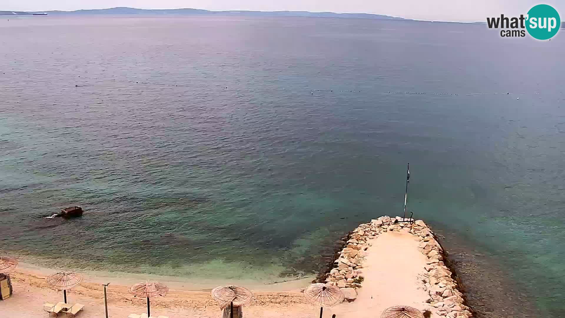 Podstrana Strand Webcam – Liveblick vom Hotel Split
