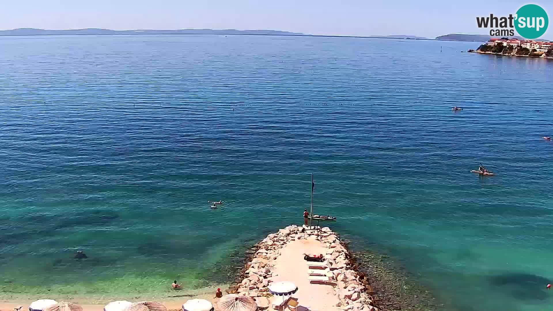 Web kamera Plaža Podstrana – Pogled uživo