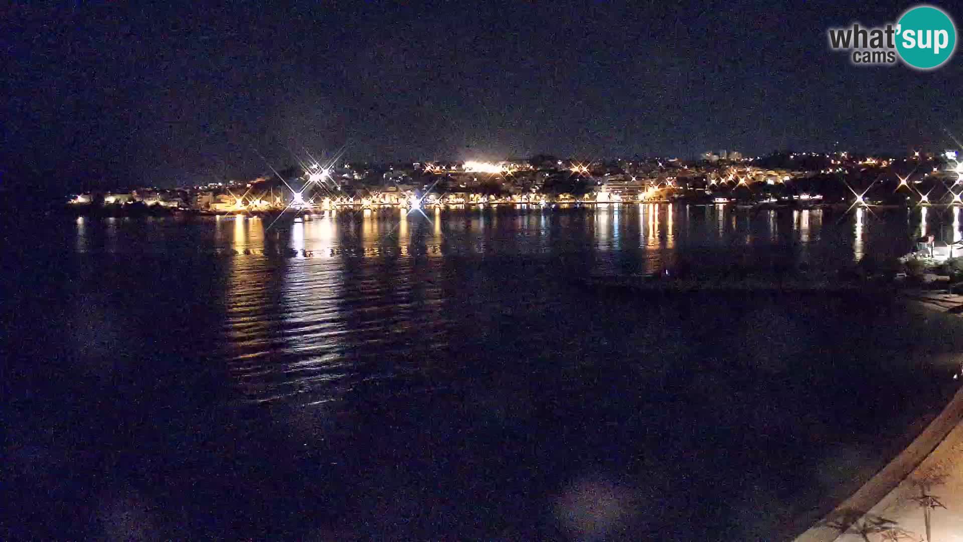Webcam plage de Podstrana – Vue en direct depuis Hotel Split