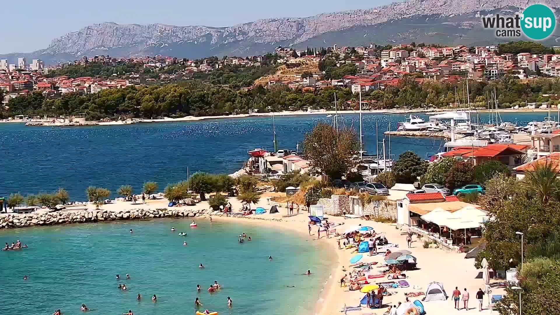 Podstrana Strand Webcam – Liveblick vom Hotel Split