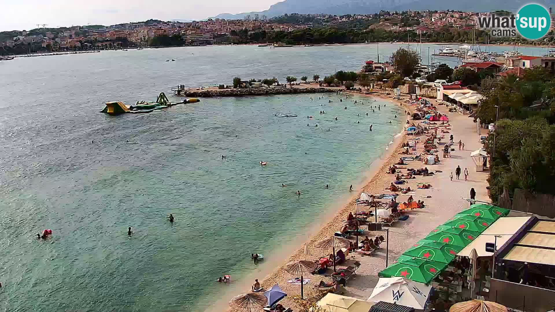 Webcam plage de Podstrana – Vue en direct depuis Hotel Split