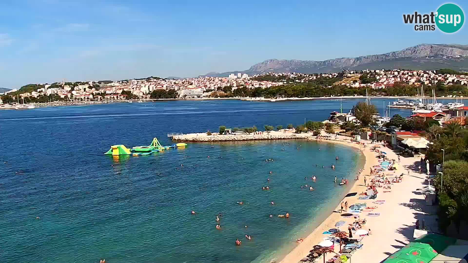 Spletna kamera Plaža Podstrana – Pogled v živo