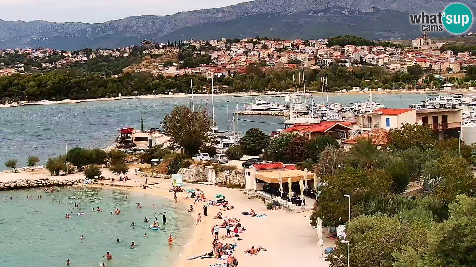 Webcam Playa de Podstrana – Vista en directo desde Hotel Split