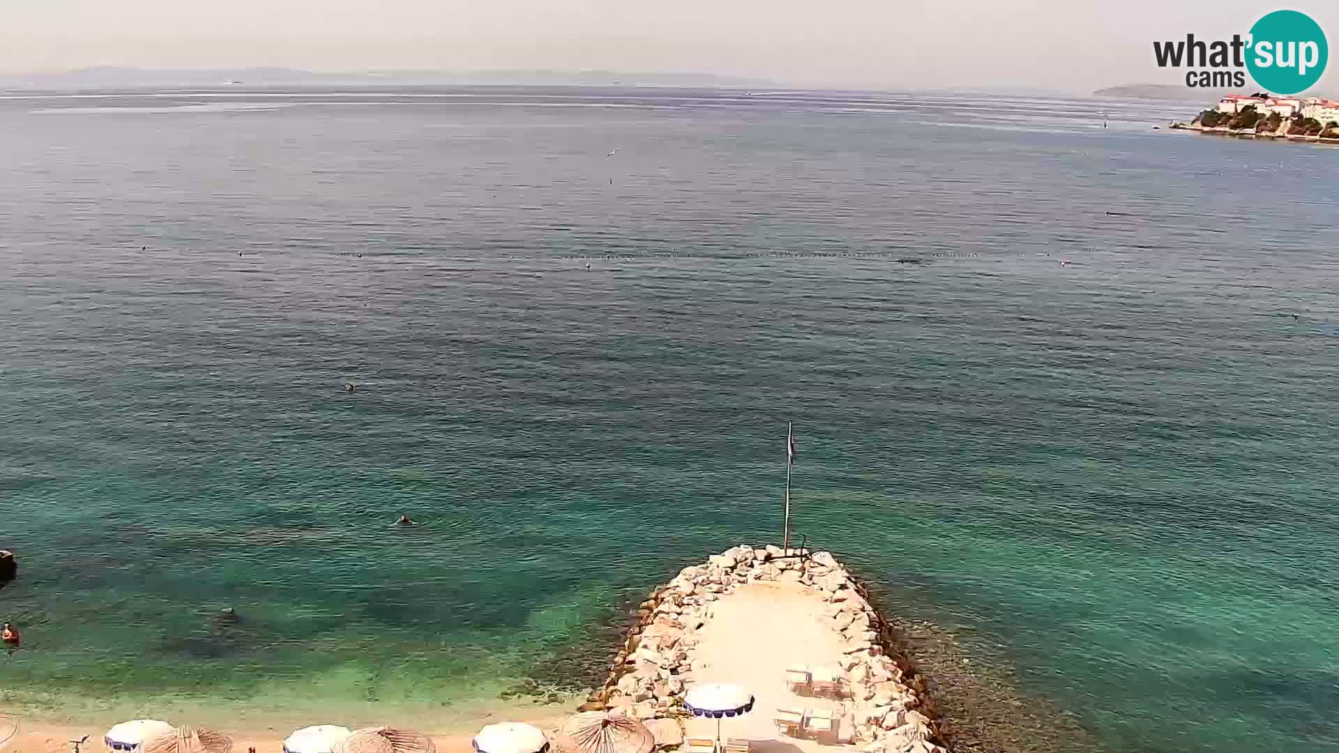 Webcam plage de Podstrana – Vue en direct depuis Hotel Split