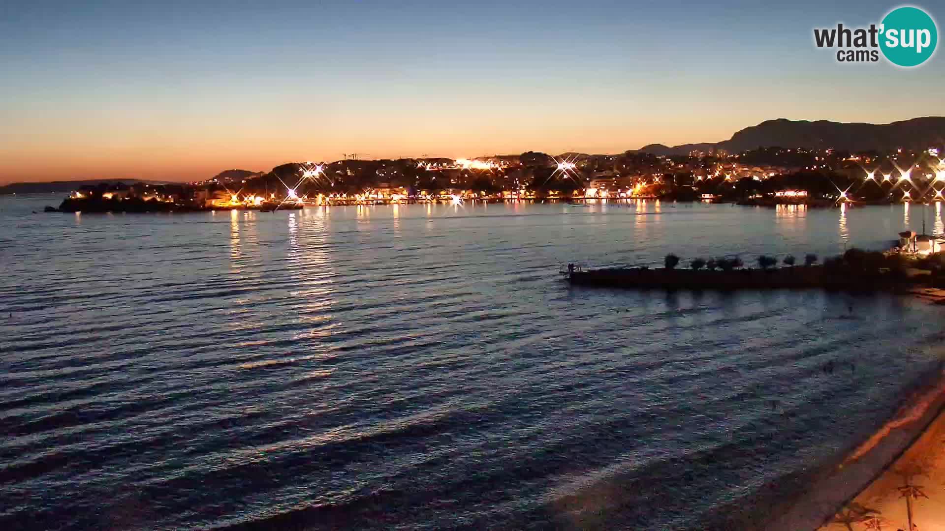 Webcam Playa de Podstrana – Vista en directo desde Hotel Split