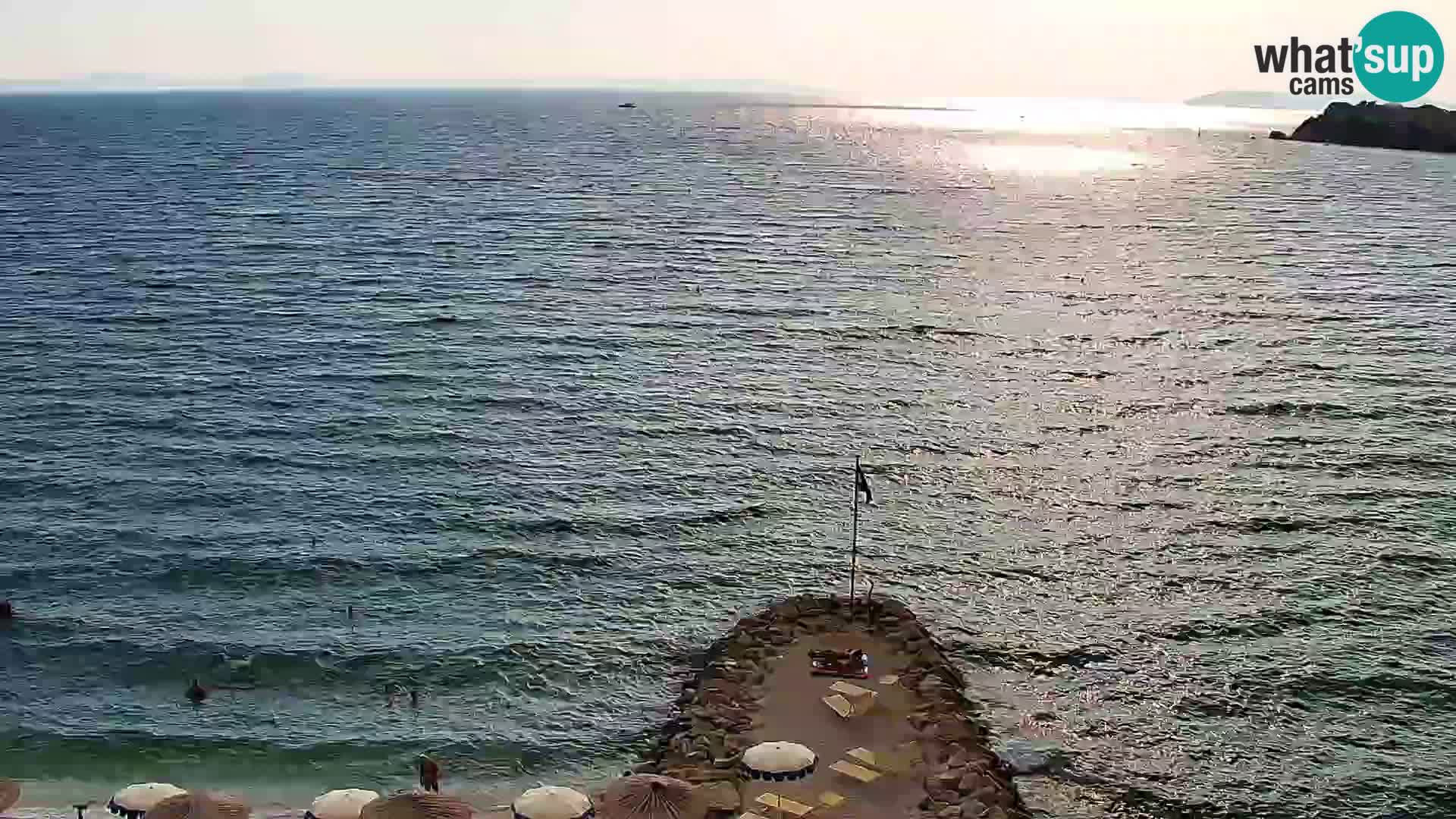 Webcam Playa de Podstrana – Vista en directo desde Hotel Split