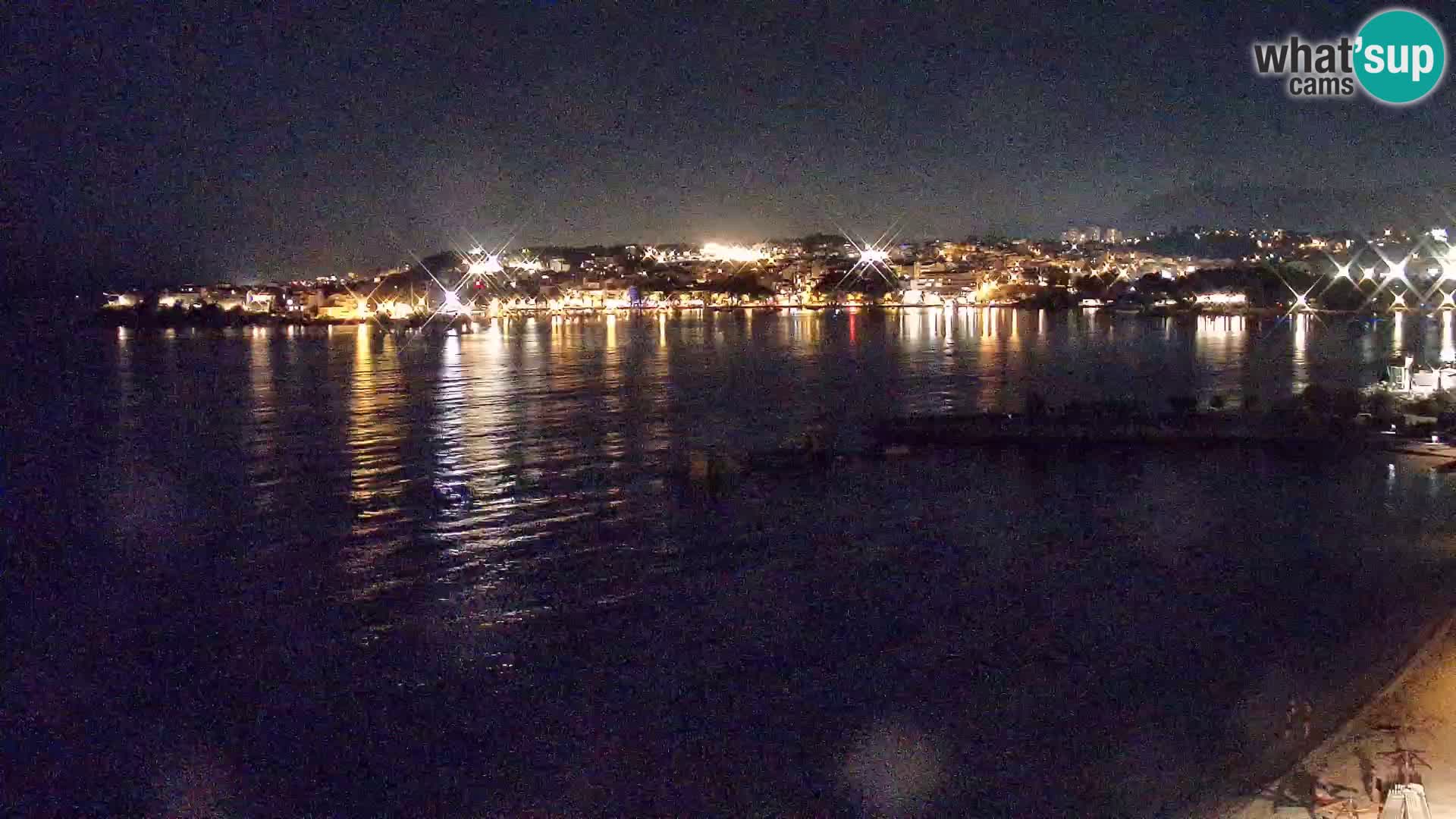Webcam plage de Podstrana – Vue en direct depuis Hotel Split
