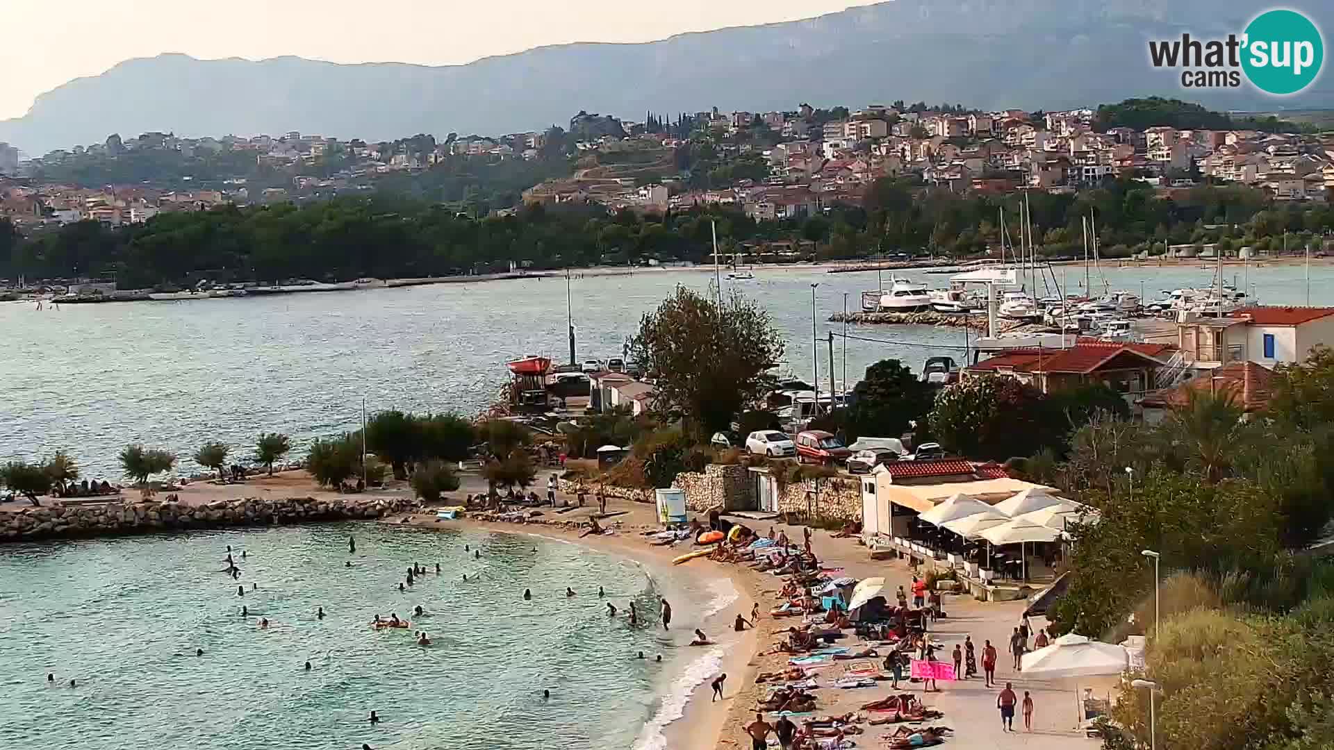 Web kamera Plaža Podstrana – Pogled uživo