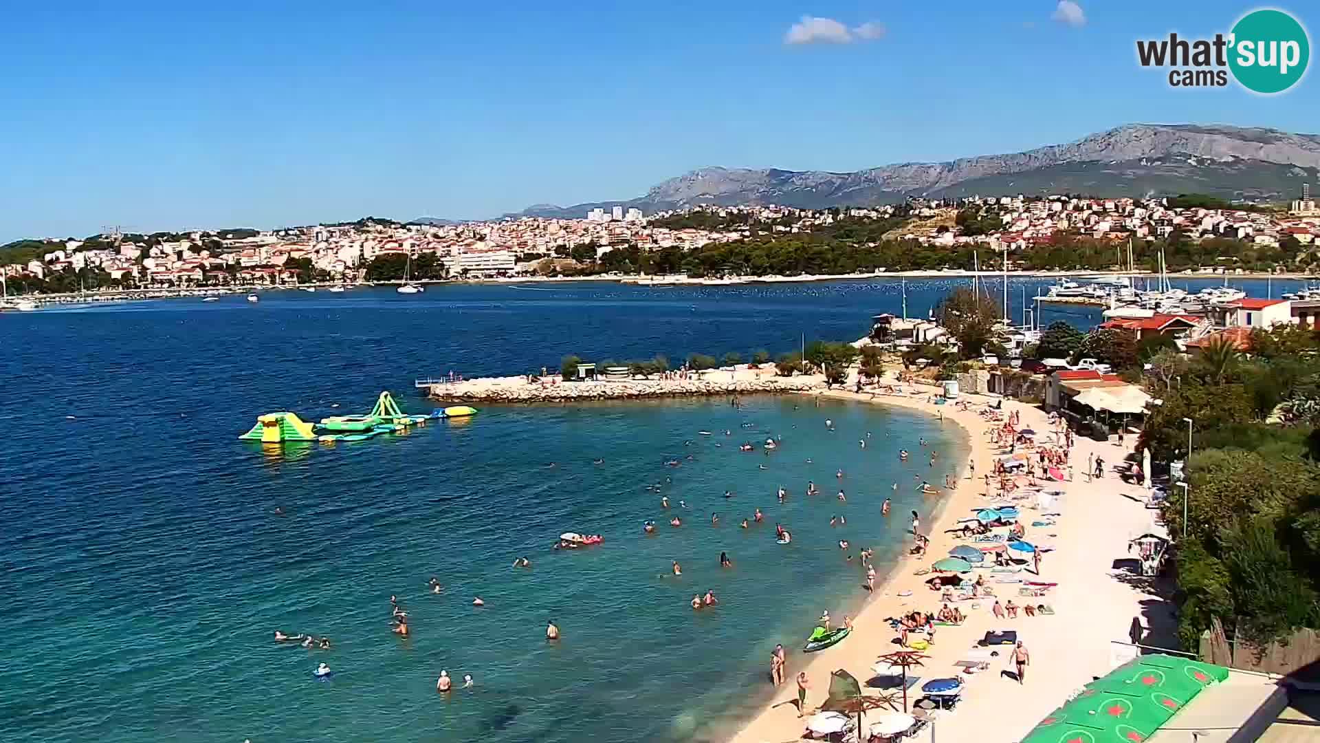 Spletna kamera Plaža Podstrana – Pogled v živo