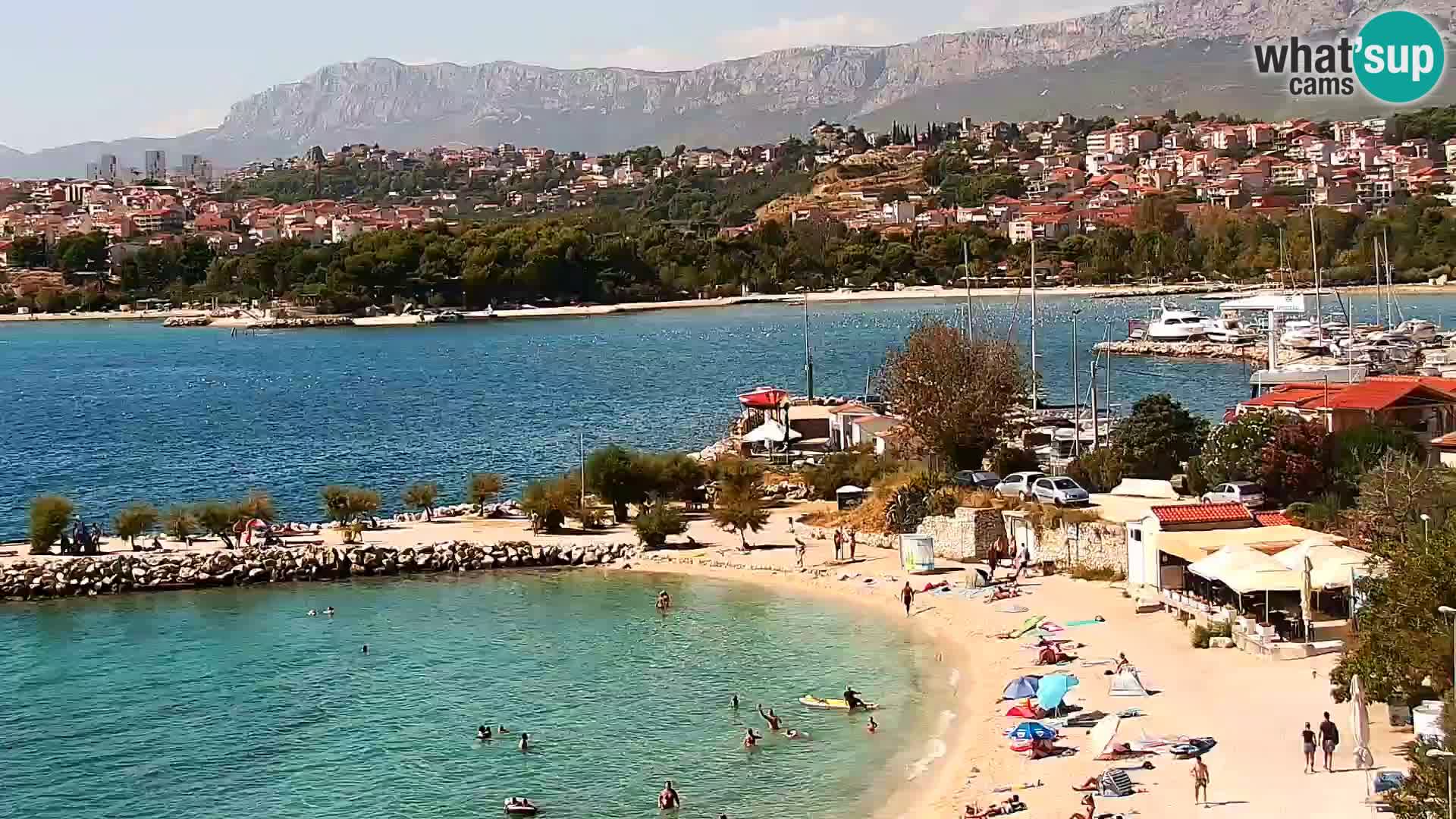 Web kamera Plaža Podstrana – Pogled uživo