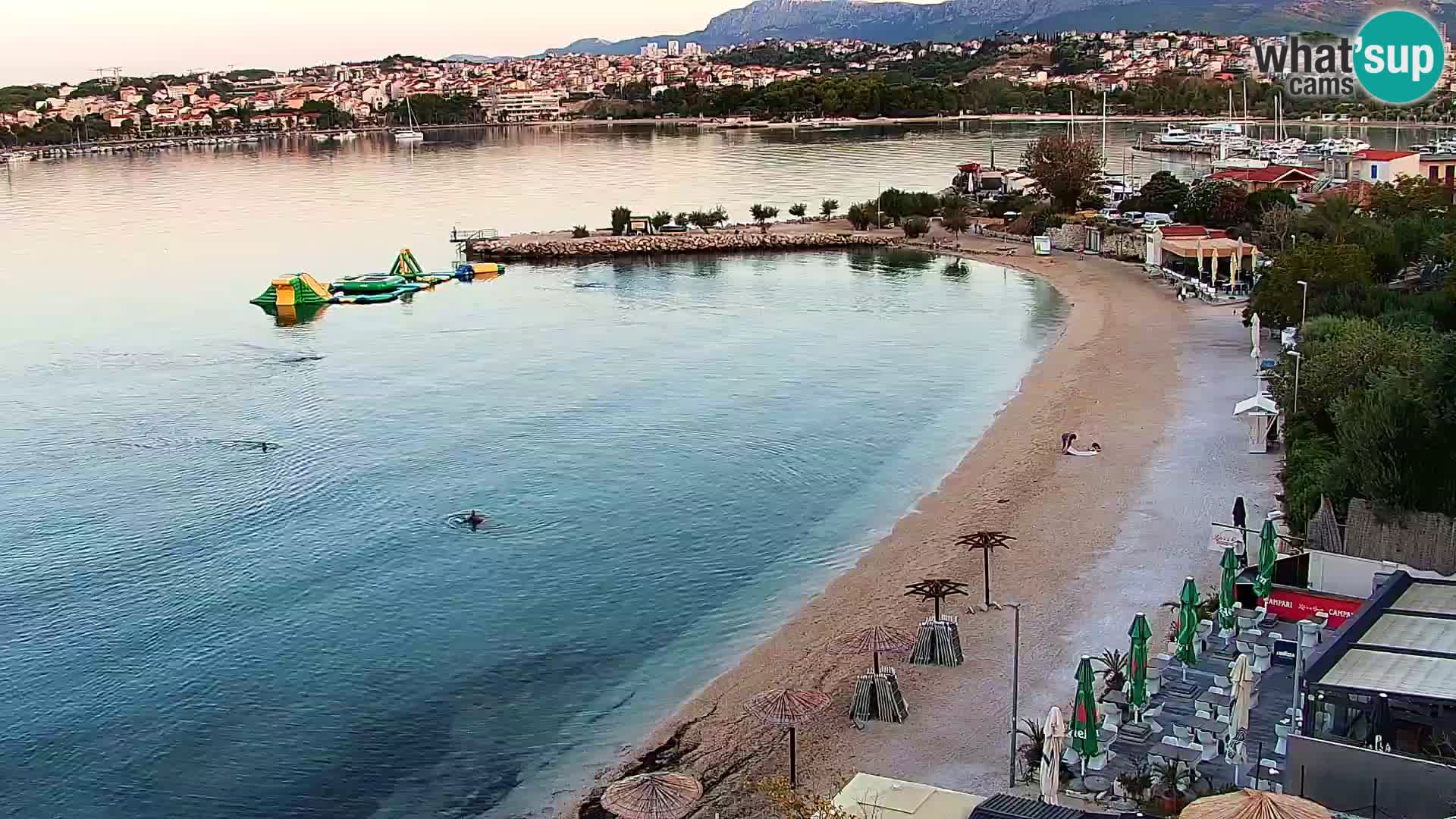 Webcam plage de Podstrana – Vue en direct depuis Hotel Split