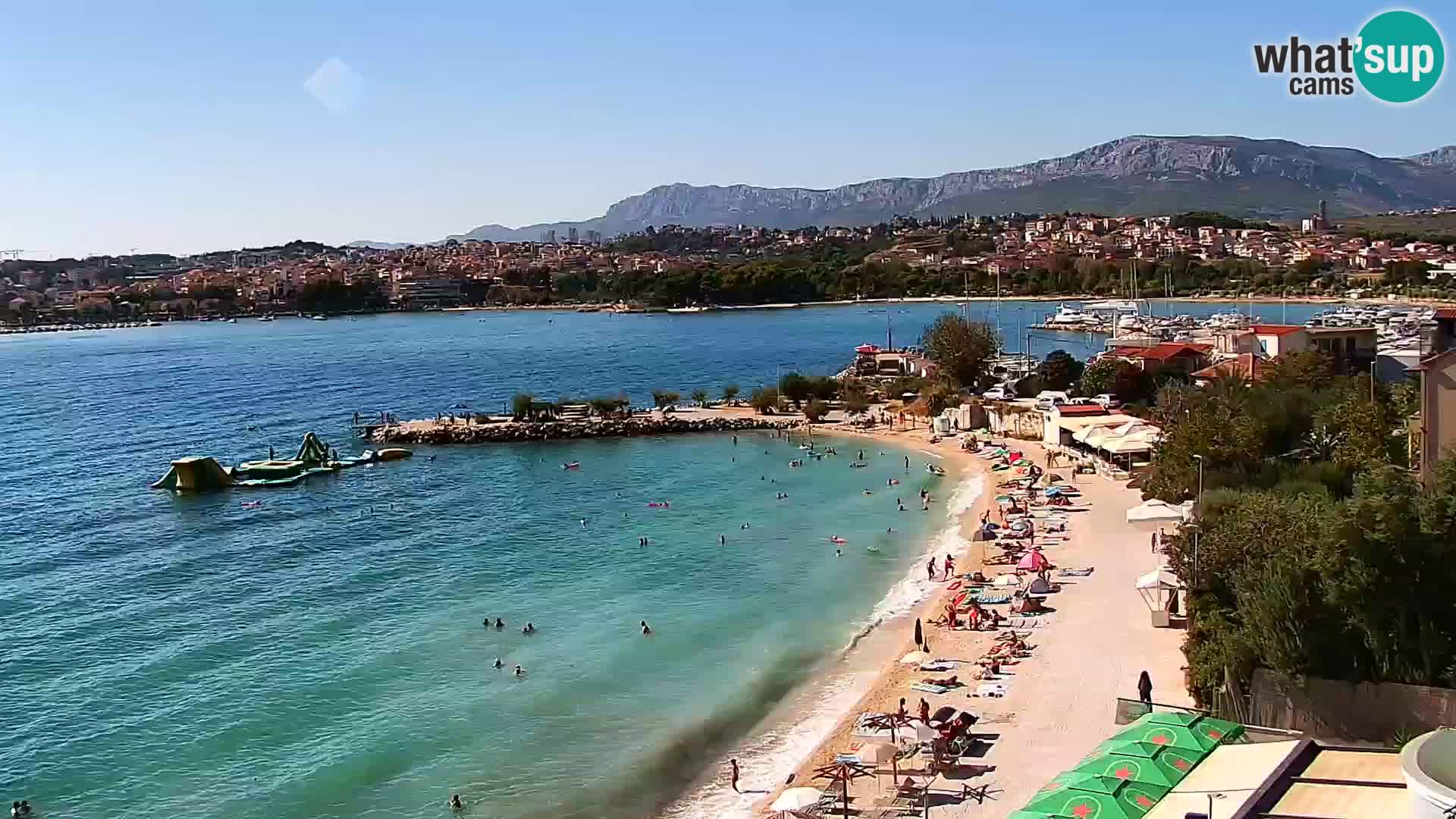 Podstrana Strand Webcam – Liveblick vom Hotel Split