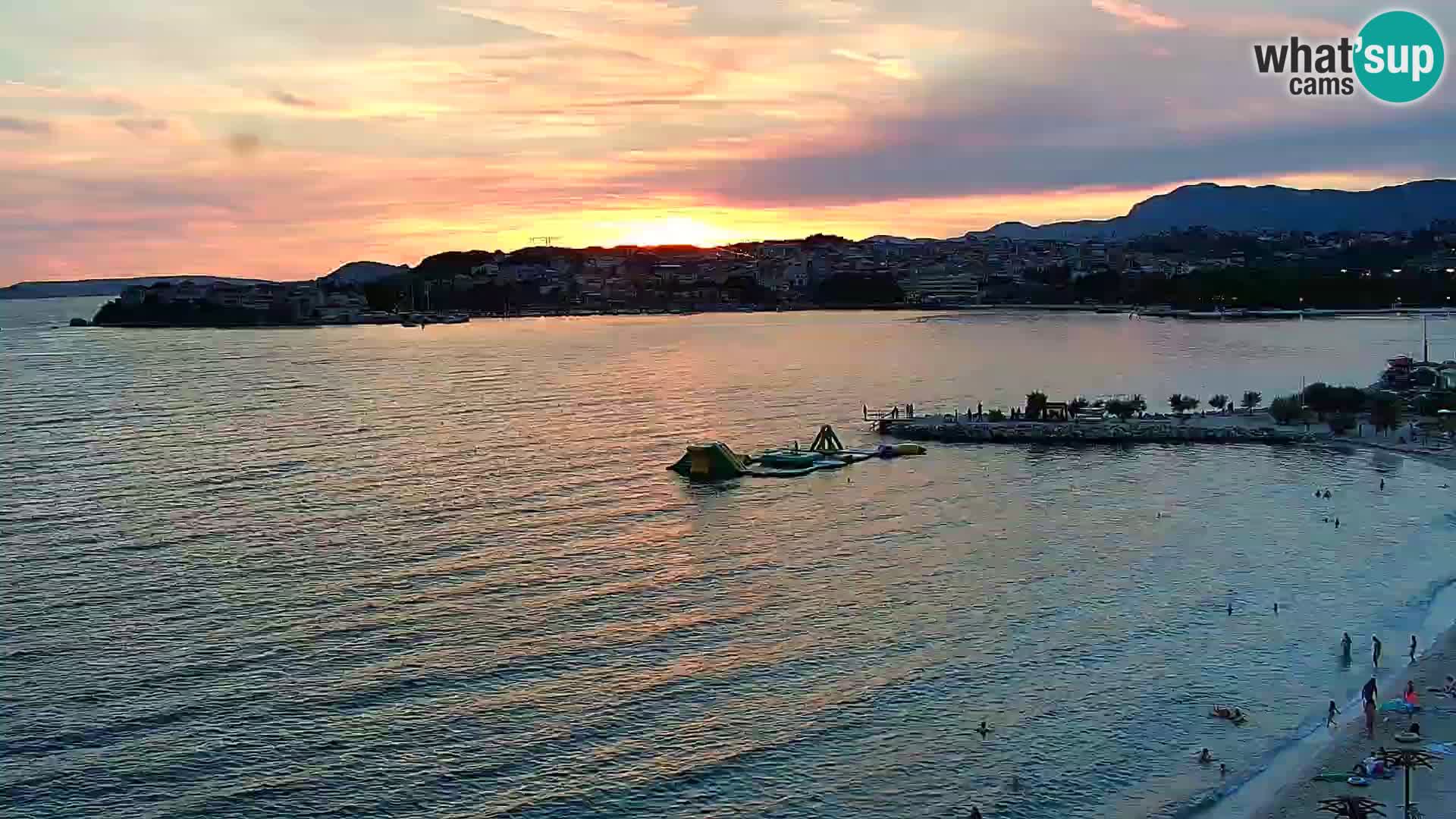 Webcam plage de Podstrana – Vue en direct depuis Hotel Split