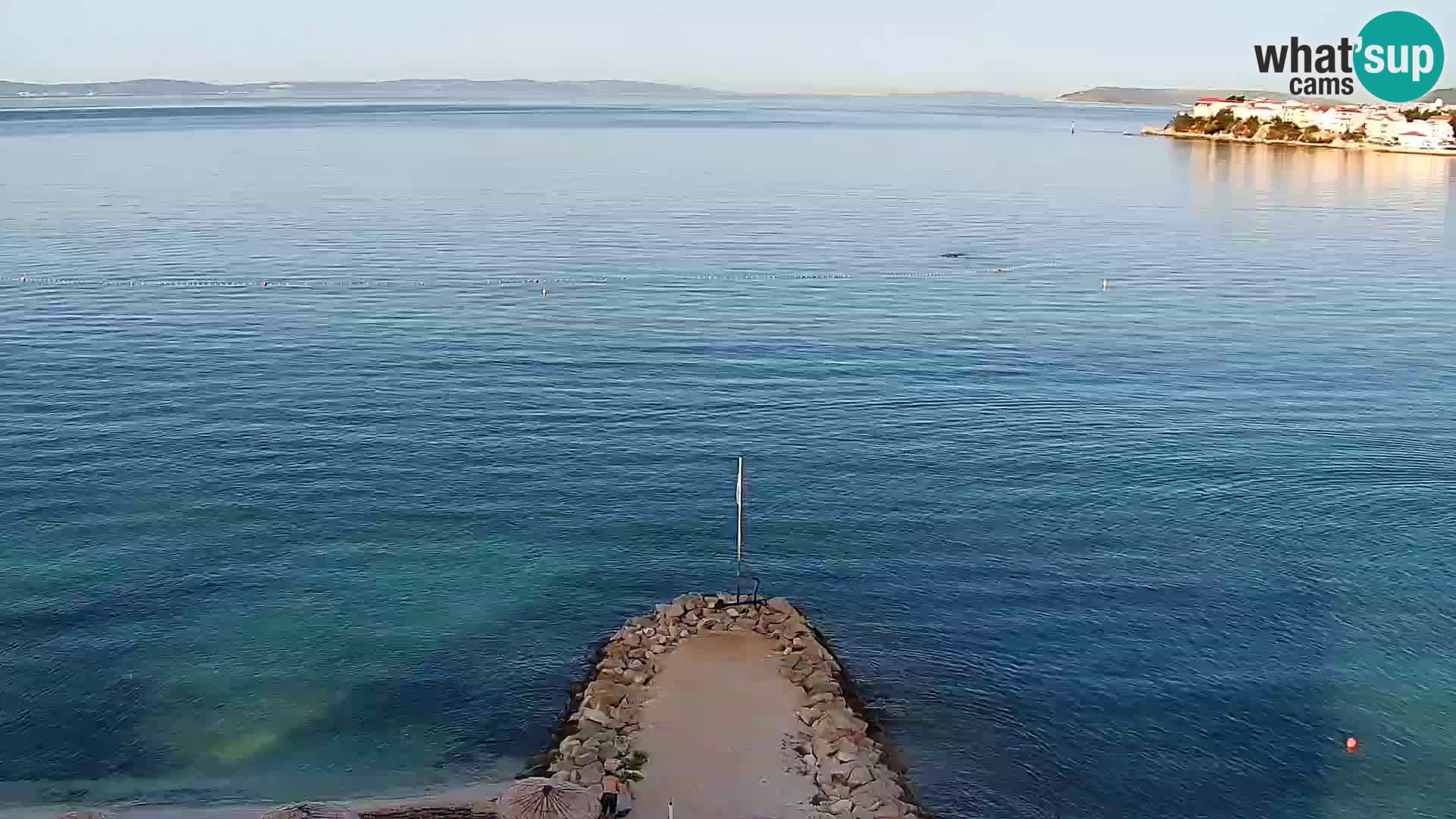 Webcam plage de Podstrana – Vue en direct depuis Hotel Split