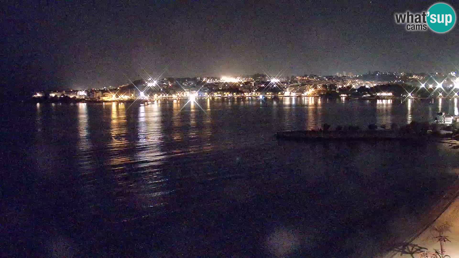 Spletna kamera Plaža Podstrana – Pogled v živo