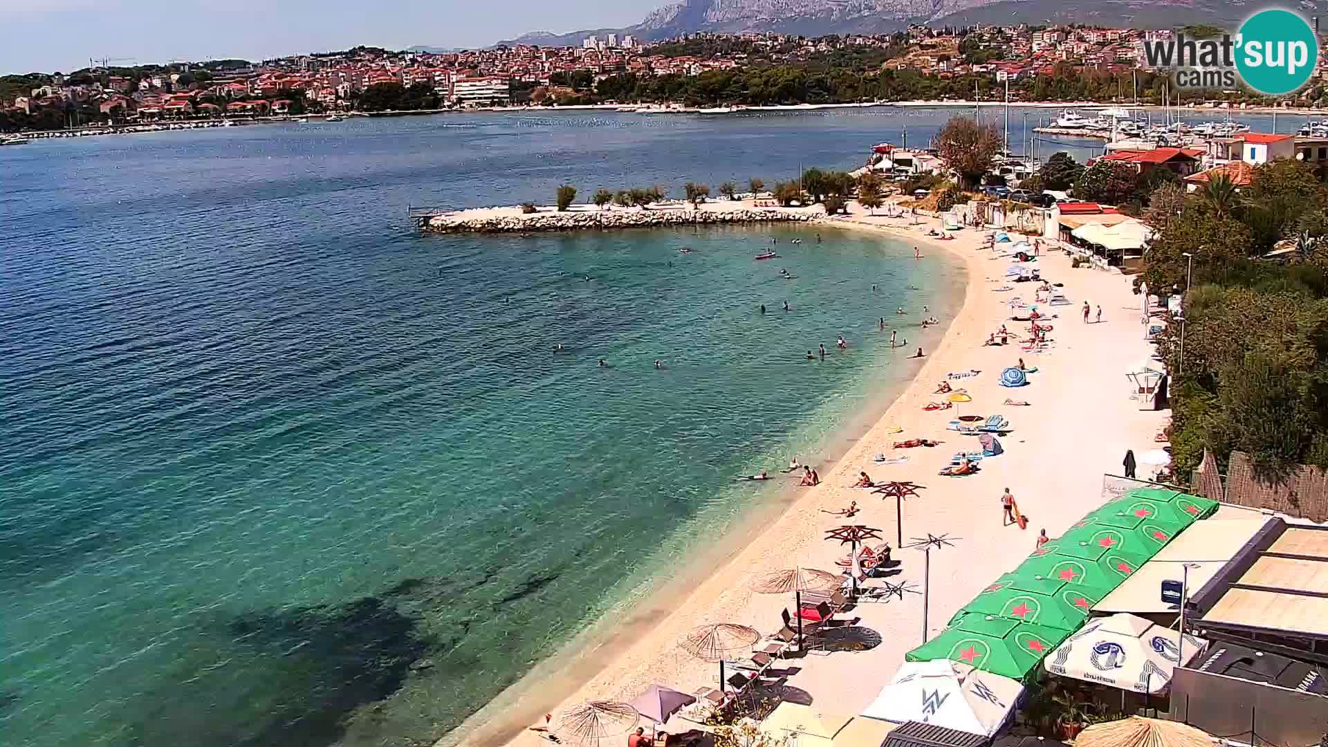 Webcam Playa de Podstrana – Vista en directo desde Hotel Split