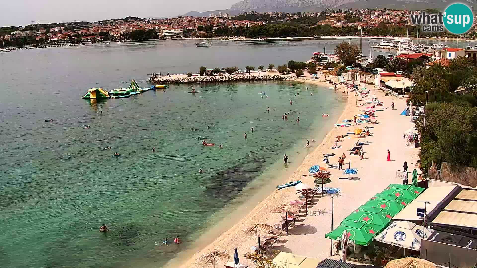 Webcam Playa de Podstrana – Vista en directo desde Hotel Split