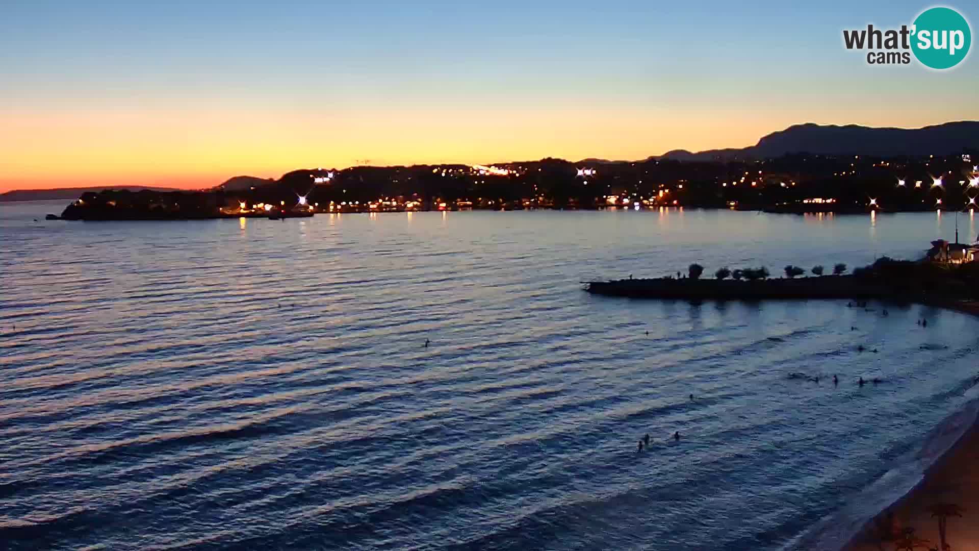 Webcam Playa de Podstrana – Vista en directo desde Hotel Split