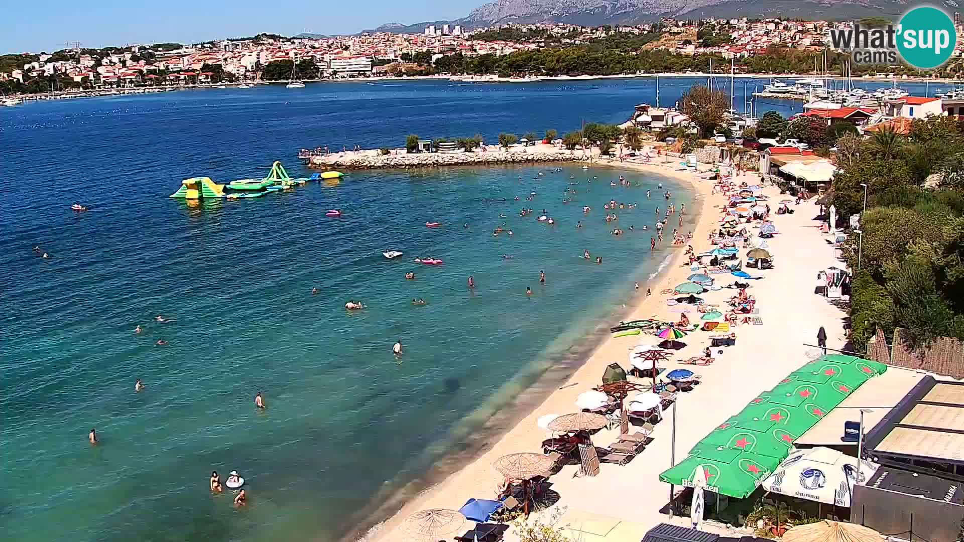 Webcam Playa de Podstrana – Vista en directo desde Hotel Split