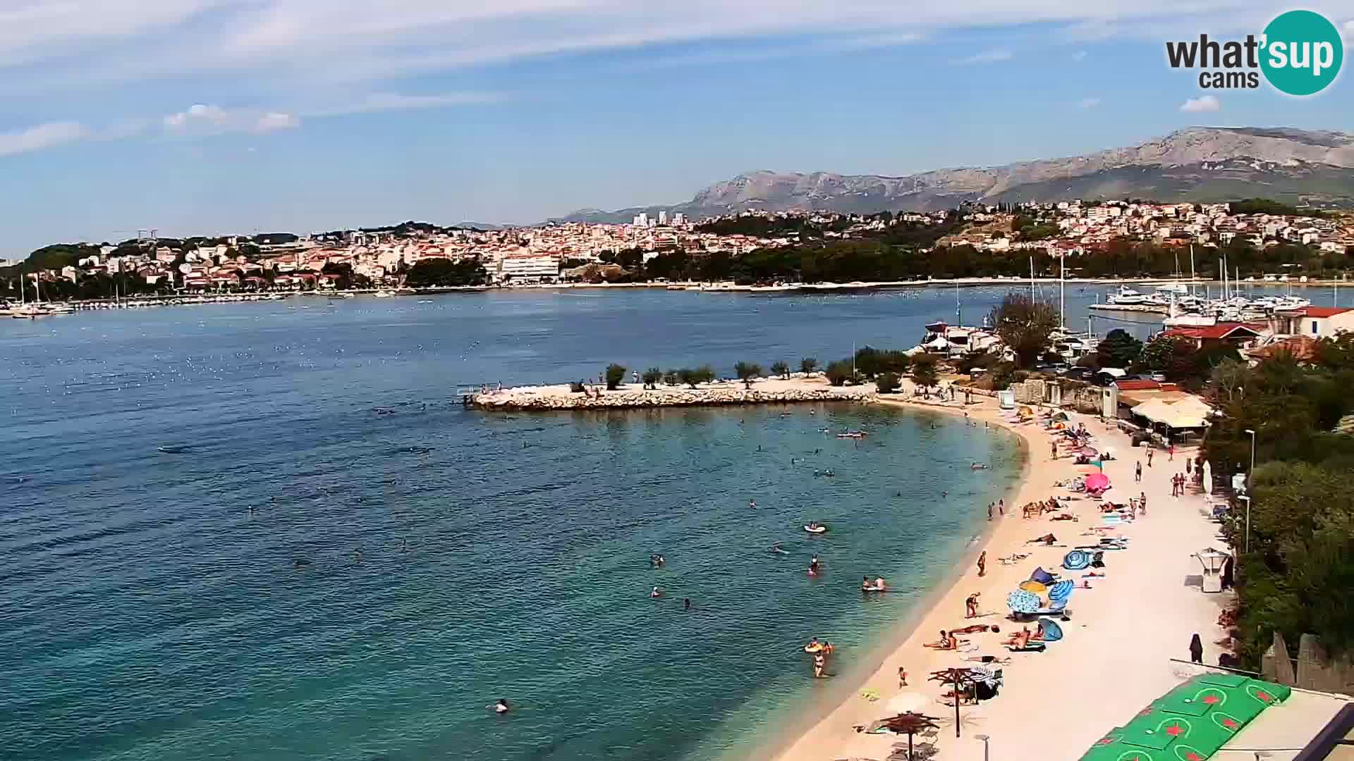 Webcam Playa de Podstrana – Vista en directo desde Hotel Split